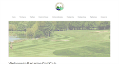 Desktop Screenshot of barlastongolfclub.co.uk